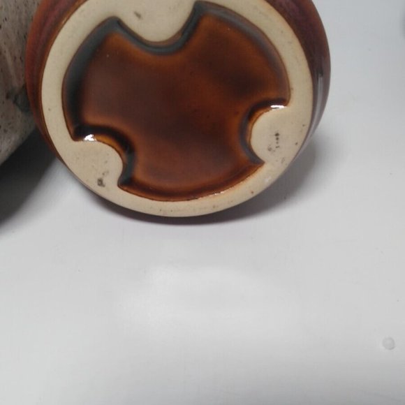 Lot Of 3 Handmade Studio Art Pottery Decorative Pieces Home Décor Signed Vase - Picture 8 of 12